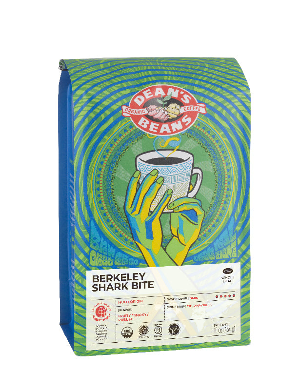 Berkeley Shark Bite Bag - Front Label